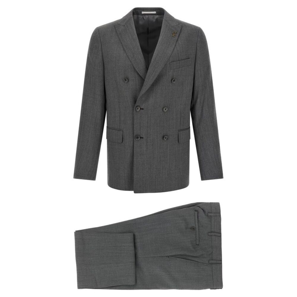 Pal Zileri Gray Wool Men's Suit